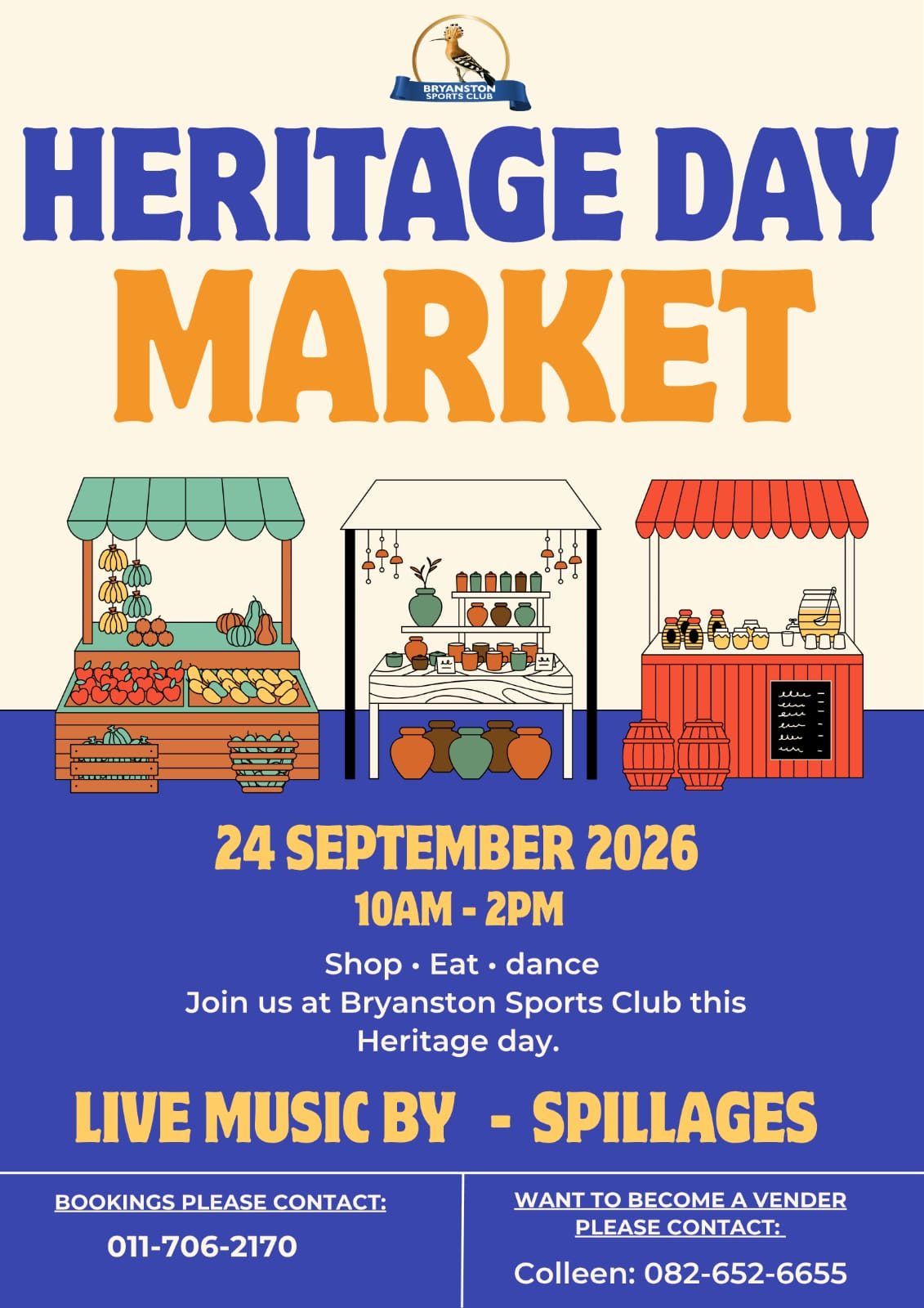 Heritage Day Market stand